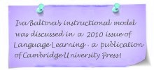 Iva Baltova's research cited in Language Learning